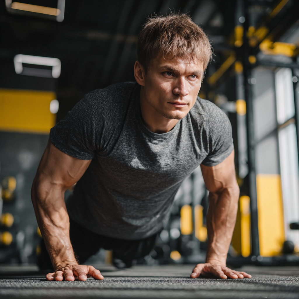 Сучасний тренажерний зал для чоловіків